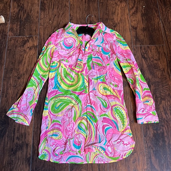 Lilly Pulitzer Captiva Tunic Cover Up - Picture 6 of 10